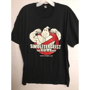 next level apparel t shirt Large Swoletergeist you better be afraid top‎